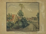L'Estaminet by Florence Young After Jean-Charles Cazin
