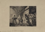 Facsimile Reproduction of The Holy Family Leaving by a City Gate, plate 7 from the Flight into Egypt by (After) Giovanni Domenico Tiepolo
