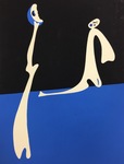 Cahiers d'art II (Surrealist Composition II) by Joan Miro