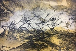 Photograph of Swimming Stags at Lascaux Cave by Artist Unknown