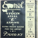 Eronel Silver Tone Violin E String by Eronel