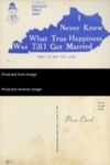 I Never Knew What True Happiness Was Till I Got Married THEN IT WAS TOO LATE (Set of 12) by Durham Printing & Offset Co.