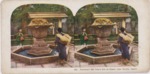 Stereoscope Slide, Fountain 500 Years Old at Otani, near Kyoto, Japan. by Artist Unknown
