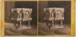 Stereoscope Slide, Lichfield Cathedral: The Baptismal Font. by Alexander Wilson
