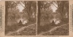 Stereoscope Slide, Ramblings, White Mountains and Vicinity, N.H. (Children by River) by J.A. Sherwood