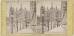 Stereoscope Slide, Houses of Parliament, the Lords' Entrance. by Artist Unknown