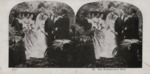 Stereoscope Slide, The Bridegroom's Kiss. by Artist Unknown