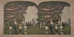 Stereoscope Slide, World's Views Series, Artillery at practice, Zacatecas, Mex. by Artist Unknown
