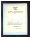 James Smith Pierce Harvard University Diploma by James Smith Pierce