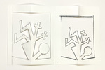 Collection of 2 Cut-outs on Paper by James Smith Pierce
