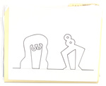 "AA Drawings w/ 2 more Cutouts " Folder of 76 Works on Paper by James Smith Pierce