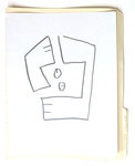 "Sep 2008 Drawings" Folder of 3 Works on Paper by James Smith Pierce