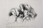 Appuyez fort, ça fait rentrer la bosse... by Honoré Daumier