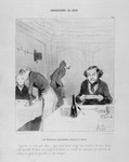 LES NOUVEAUX RESTAURANS Å ANGLAIS PARIS. by Honoré Daumier