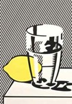 Untitled/Still Life with Lemon and Glass (from For Meyer Schapiro: A portfolio of twelve signed prints by twelve artists) by Roy Lichtenstein