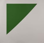 Green Curve with Radius of 20 Feet by Ellsworth Kelly