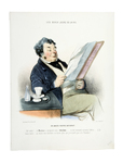 Les beaux jours de la vie. Amour propre satisfait. by Honoré Daumier