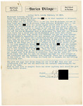 Statement of Ernest and Matilda D** Regarding Initial Proceedings in Stepp Case, February 10, 1919