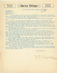 Letter from L.F. Hinegardner to Attorney General Langer regarding D**--Stepp affair