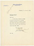 Letter from Clerk of Supreme Court J. H. Newton to Langer regarding State v. Stepp and Motion to Dismiss appeal, 1920