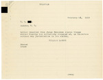 Telegram from William Langer to G. A. D** Regarding Whether to Re-arrest Hiram Stepp, 1919