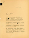 Letter From Langer to Kneeshaw Regarding Complaints about Handling of State v. Stepp Case, 1919