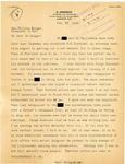 Letter From Grimson to Langer regarding a new warrant out for Mr. Stepp, 1919