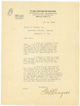 Letter from Fred J. Traynor to Albert E. Sheets Jr. Regarding Confusion over Misprinted Date on State v. Stepp Court Briefs, 1920