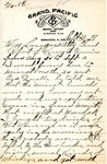 Letter from Gowin to Langer Regarding Alcohol Shipment from Montana to Minot, 1917