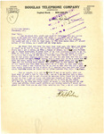 Letter from F. H. Lohr to Langer, 1918