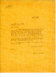 Letter from Langer to Gowin Regarding Protection of Snow and the Minot Situation, 1918