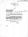 Letter from Senator Langer to T. W. Strieter Thanking Him for Additional Documents Related to Martin Sandberger, February 24, 1950