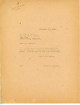 Letter from Langer to Don Smith responding to previous letter, 1918