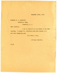 Letter from William Langer to Salvation Army Ensign Marshall Regarding Their Upcoming Meeting with Oscar Lindstrom, December 15, 1917.