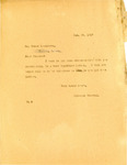 Letter from William Langer to Oscar Lindstrom, December 30, 1917.
