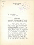 Letter from Emmet County, Iowa Attorney F.J. Kennedy to William Langer Regarding the Death of Carl Maier, January 2, 1919.