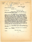 Letter from John F. Sullivan to Assistant Attorney General Cox Regarding the Ole Skrukrud Case, October 18, 1919