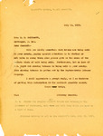 Letter from Attorney General Langer to Sheriff H. E. Collicott Regarding Asking What Drinks Are Being Sold in His County, 1917
