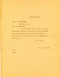 Letter from Attorney General Langer to Sheriff H. E. Collicott Regarding W-B Chewing Tobacco Sample, 1917