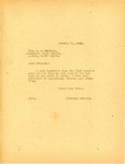Letter to Slope County Sheriff Regarding Proposition, October 31, 1918