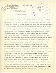 Letter from S.A. Smith to William Langer Regarding Pool Hall Confrontation, November 14, 1918.