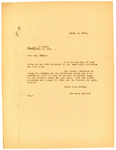 Letter from William Langer to Jay Reed from Regarding the Gambling in Pool Halls in Dickinson, North Dakota, September 4, 1919