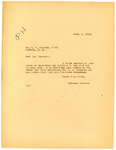 Letter from William Langer to W.P. Vincent Regarding the Pool Hall in Fortuna North Dakota, September 4, 1919