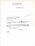 Letter from Senator Langer to Martin Cross Regarding Cross' Upcoming Visit to Washington, November 7, 1945