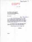 Letter from Senator Langer to Martin Cross Thanking Cross for the Two Resolutions Passed by Tribal Council, May 7, 1948