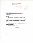 Letter from Senator Langer to John Hamilton Acknowledging Letter of January 26, 1946, January 30, 1946