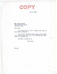 Letter from Senator Langer to John Hamilton Acknowledging Letter of May 29, 1946 and Will Reply Soon, June 7, 1946