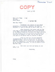 Letter from Senator Langer to Martin Cross Thanking Cross for Letter Regarding the Establishment of the Claims Legislative Council, August 5, 1947