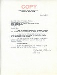 Letter from Martin Cross to Arthur Watkins Regarding Senate Joint Resolution 224, June 9, 1948