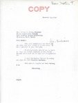 Letter from Senator Langer to Martin Cross Regarding Recent Decisions of the Three Affiliated Tribes Tribal Council, December 13, 1948